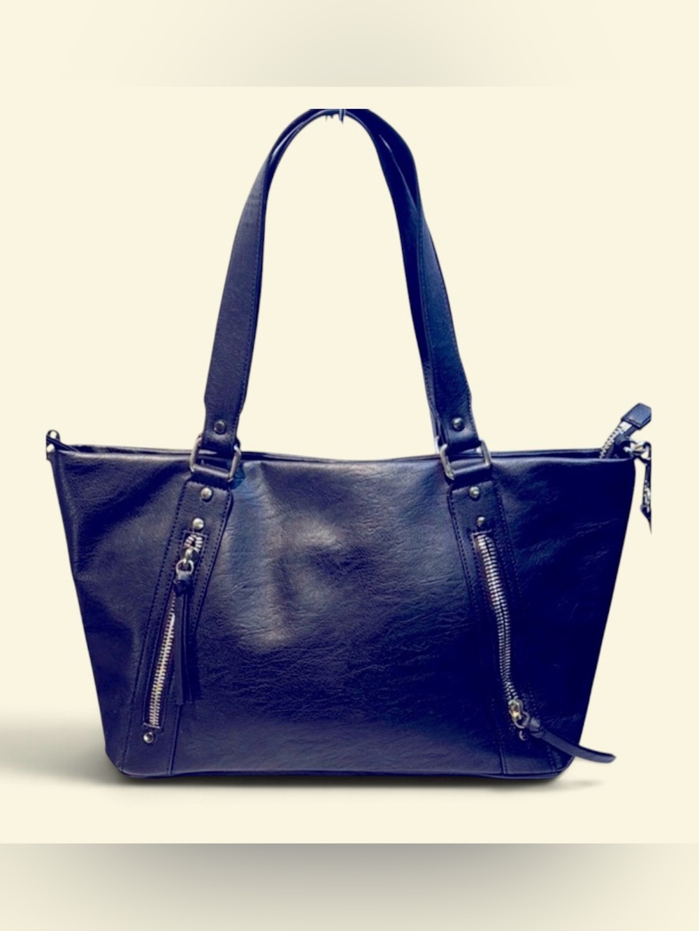 INC International Concepts Black Tote Bag with Versatile Design